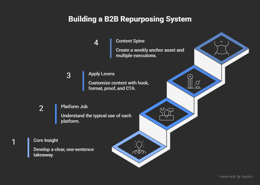 One Idea → Many Native Executions (The B2B Repurposing System)
